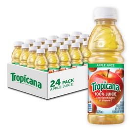 Tropicana 100 Apple Juice Variety Pack 24 Bottles of 10 Fl Oz Pure Flavor