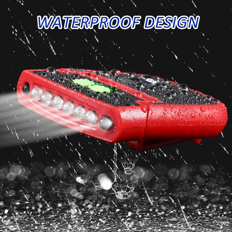 Mudder 2 Pieces LED Clip on Cap Lights USB Rechargeable