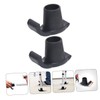 Baluue 2pcs Professional Walker Skis Walker Sliders Nonstick Crutch Tips