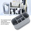 Silicone Toothbrush Toothpaste Holder Multipurpose 5 Slots Drainage Holes Bathroom