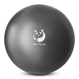 Slim Panda Pilates Ball, 9 Inch Small Exercise Ball, Anti Burst Mini Yoga Ball for Stability, Workout, Barre, Core Strength, Physical Therapy, Balance, Stretching