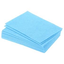 PATIKIL Soft Felt Sheets Fabric Craft Sheets Sky Blue 6 Inch x 4 Inch for DIY, Hobby, Decoration Pack of 18