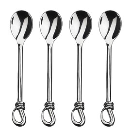 Gourmet Settings Twist 5-1/2" Mini / Demitassse Spoons (Set of 4)