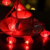 Amants01 USB 5V Red Lanterns String Lights 33ft/10M 80 LEDs