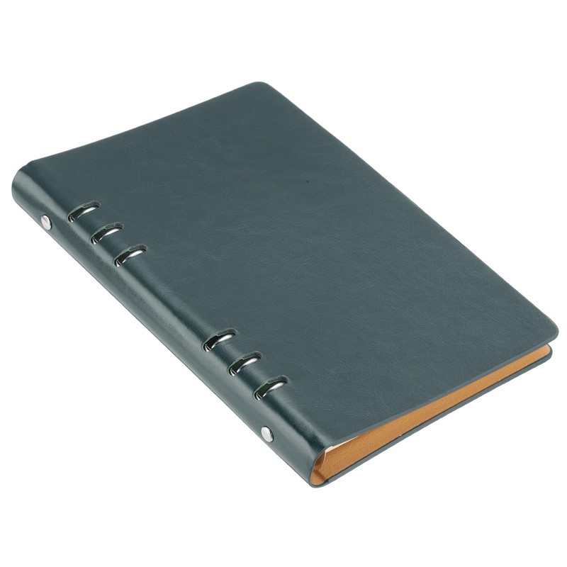 PATIKIL 6 Ring Binder Cover, A5 Leather Notebook Binder Mini