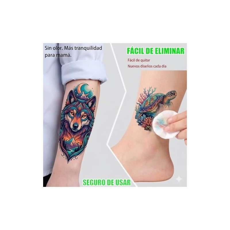 Papel para Tatuajes Temporales Láser A+B 5 Sets Carta Hojas