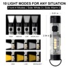 Mini EDC Rechargeable Keychain Flashlight Stocking Stuffers for Men