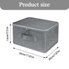 Dryxog Lockable Box Storage Box Fabric Lockable Box, Foldable Container