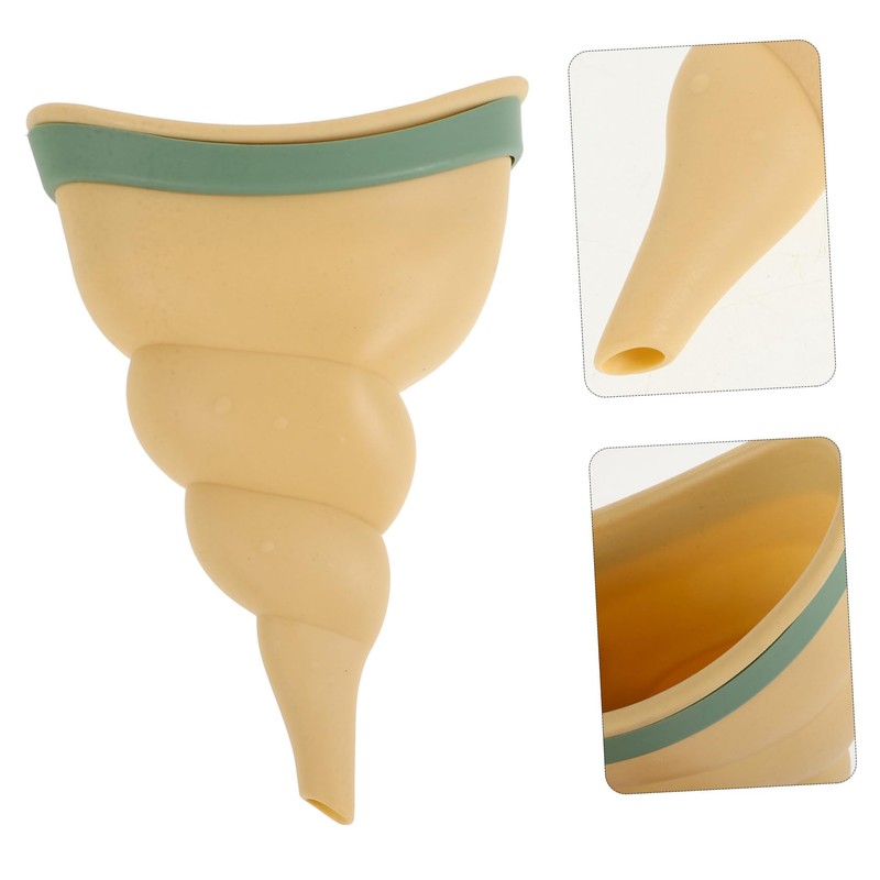 Kisangel Female Urinal Funnel Compact Lightweight Urination Device Camping Hiking
