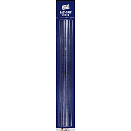 just stationary Easy Grip Ruler, Clear, 6075