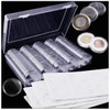 Osuter Coin Capsules Storage Plastic Coin Holder with Storage Box