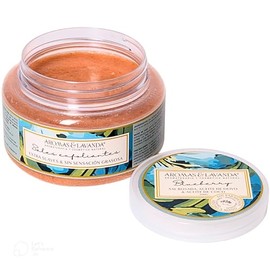 Exfoliante Corporal de Sal Rosada Natural Vegano con Aceite de coco y olivo. Esencia Blueberry Exfolia e Hidrata la Piel. 300g. AROMAS  LAVANDA       