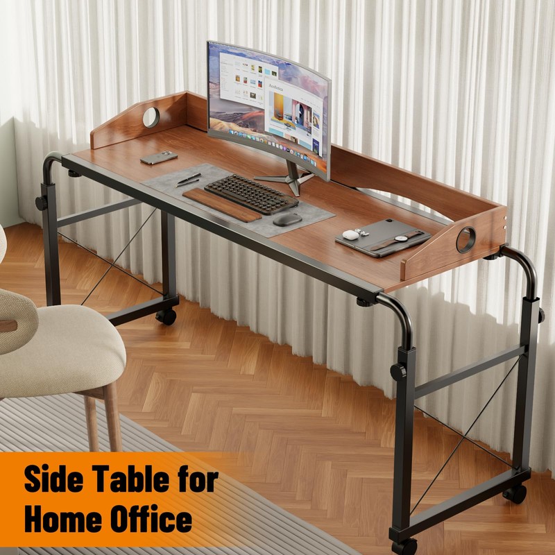 BYMECOST Laptop Desk for Bed, Adjustable Height & Length Laptop