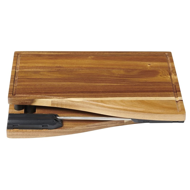 Anchor Hocking SwingBoard Acacia Wood Cutting Board, 6 Piece Set,