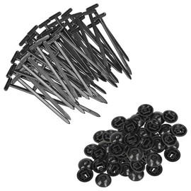 Universal Cable Tie Buckle, Cinchos de Plastico Autobloqueantes (300 pcs) | Cinchos para Tolvas con Botones Autoblocantes, Multiusos Zip Ties Holder p
