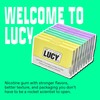 Lucy Nicotine Gum 4mg, 30 Count [Sample Pack] - Discreet,