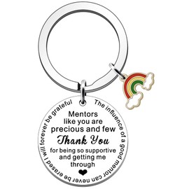 JETTOP Mentors Gifts Keyring Thank You End of Term Leaving Gifts for Mentors Women & Men