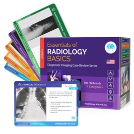 Radiology Prep Flashcards 300pcs Test Prep Flashcards with ACR References Essentials of Basics Diagnostic Case Review Series Tech Student Essentials