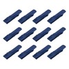 sourcing map 12pcs Cloth Napkins Navy Blue Satin Table Napkins