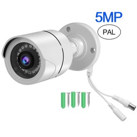 Outdoor IP66 Waterproof Security Camera TVI/AHD/CVI/CVBS Night Vision Analog CCTV Plastic Housing5MP PAL System