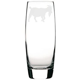 Goat Engraved Hi-Ball Glass, Goat Gift, Goat Glass, Gift for Women, Gift for Men