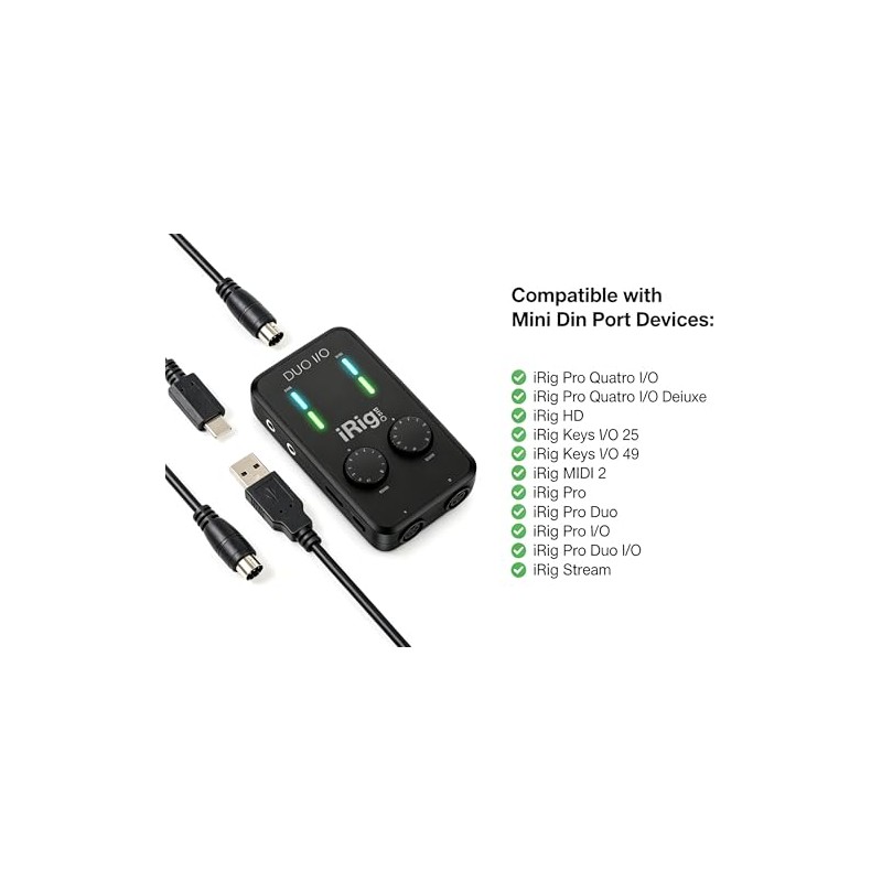 Cable Mini-Din tipo C a 7 pines para conectar tu