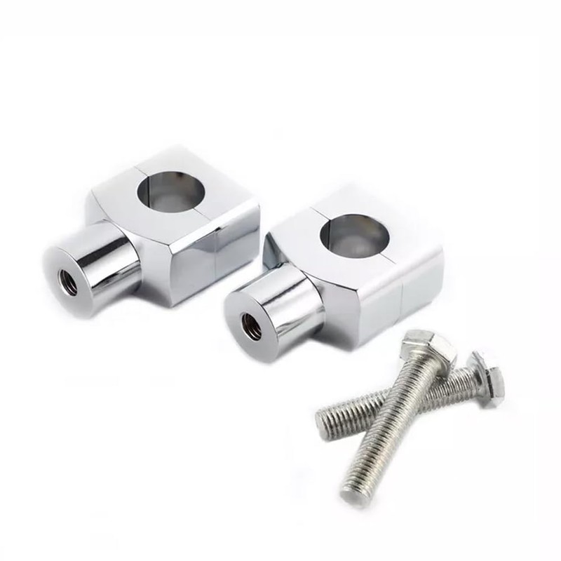 1"(25mm) Motorcycles Handlebar Risers Aluminum Chrome Universal Motorcycles Risers for