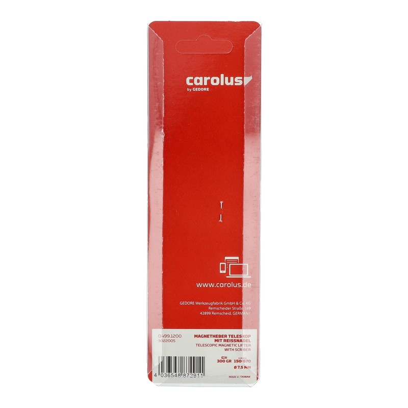 Carolus, Telescopic Magnetic Lifter with Scriber, 1 Piece, 0499.1200