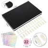 Professional 308 Nail Color Chart Book with 120 Pcs False