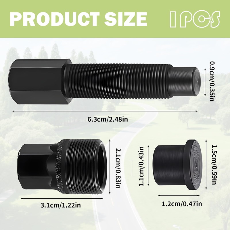 Bicycle Crank Puller, Steel Crank Puller, Bicycle Crank Puller, Black