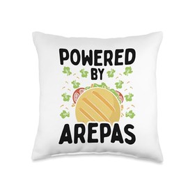 Arepa Making Arepa Flour Colombian Snacks Arepas Grill Throw Pillow