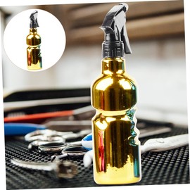 Healeved Hair Salon Spray Bottle Water Spray Hairstyling Spray Bottles Spray Bottle for Hair Salon Gardening Spray Bottle Mist Spray Bottle for Hair Barbershop Sprayer Golden Plastic