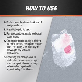 DAP DryDex Dry Time Indicator Spackling, Pink/White, 5.5 Oz (7079812337)