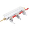 3 Way CO2 Gas Distribution Manifold Beer Dispensing Barrel Dispenser