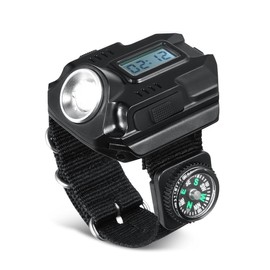 SUNDERPOWER Portable Rechargeable Wrist Light - Waterproof LED Tactical Flashlight