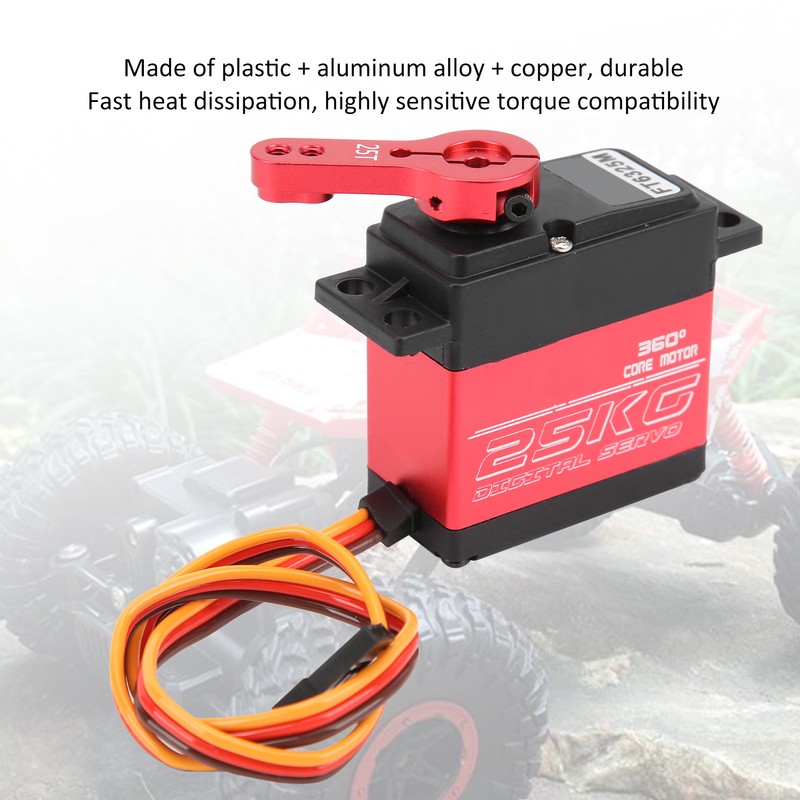FT6325M 25KG Standard Metal Gear Servo High Torque RC Servo