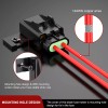 Nilight 6pcs Inline Fuse Holder 12AWG Waterproof ATC/ATO Blade Fuse