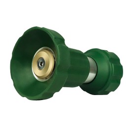 H2O WORKS Garden Hose Nozzle Heavy Duty Metal Water Nozzle with Adjustable Watering Patterns High Pressure Hose Nozzle Sprayer, Pefect for Washing and Cleaning