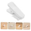 DOITOOL 60pcs Earphone Wire Clips White Cable Organizer for Diameter