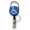 Compatible NKS/Radar UK Disabled Toilet Key with Retractable Disabled/Blue Badge