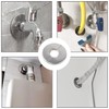 Rrina 4Pcs 304 Stainless Steel Wall Split Flange Round Escutcheon