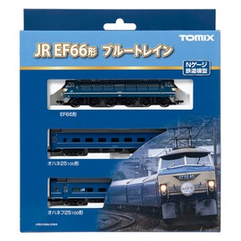 TOMIX 98388 N Gauge JR EF66 Type Blue Train Set Railway Model Electric Locomotive