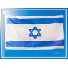 ARICONA FLAGS Israel flag - Israeli flag 3x5ft with brass