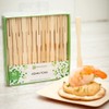 Restaurantware 3.5 Inch Wood Fork Picks 50 Mini Wood Cocktail