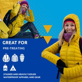 Nikwax Stain Scrub, Pre-Wash Treatment, Removes Stubborn Stains on Outdoor Clothing, Outerwear, Insulated and Down Jackets, Gore-Tex and other Waterproof Gear