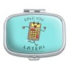 Calc You Later Catch Calculator Funny Humor Rectangle Pill Case