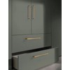 KNOKLOCK 6 Pack 12-3/5 Inch(320mm) Kitchen Cabinet Handles Gold Cabinet