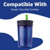 Jmoe USA Straws for Owala Kids 12oz Tumbler | 6-Pack