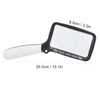 Magnifying Glass Foldable Handheld 5 LED Lights HighDefinition Acrylic Magnifier