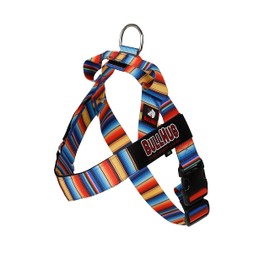 BULLHUG Harness – Made for Larger Chested Dogs Like English Bulldogs, French Bulldogs, Pugs & More. Stops Dogs from Pulling & Choking on Walks (Fiesta, Medium)